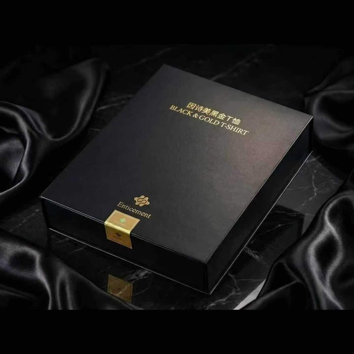 礼盒包装纯棉黑色短袖