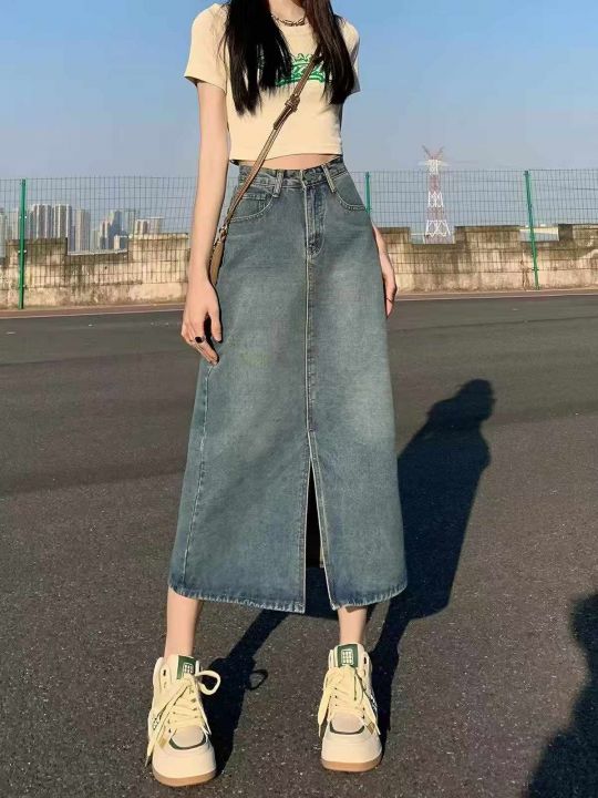 ☕️牛仔半身裙女夏装