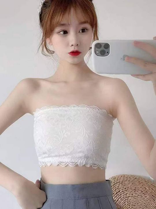 夏季新款蕾丝性感带胸