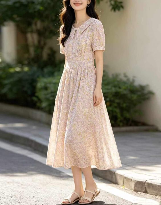 夏季新款碎花连衣裙8