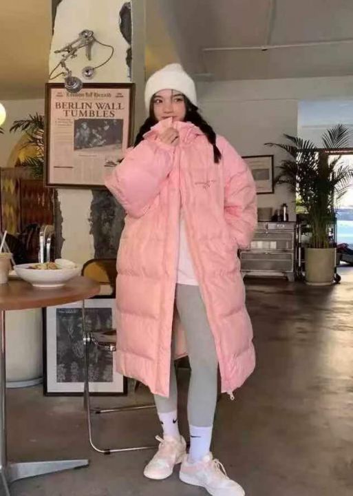 韩版中长款宽松版连帽