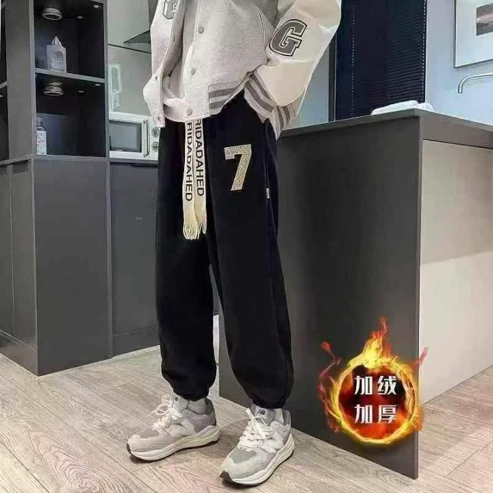 男士休闲长裤秋冬季宽