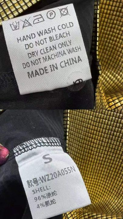 烫金镭射半高领上衣5