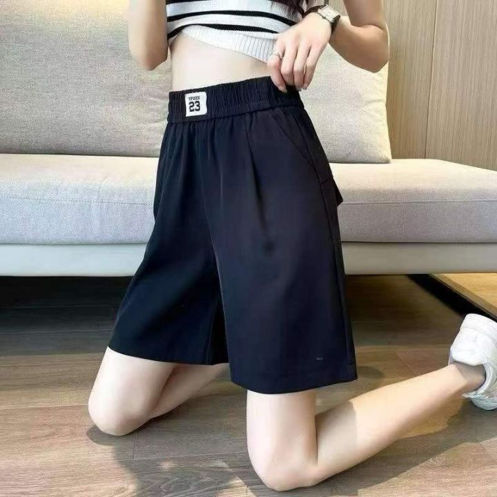 阔腿短裤女夏季新款高