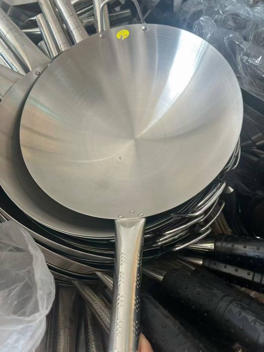 不锈钢圆底炒锅，2吨