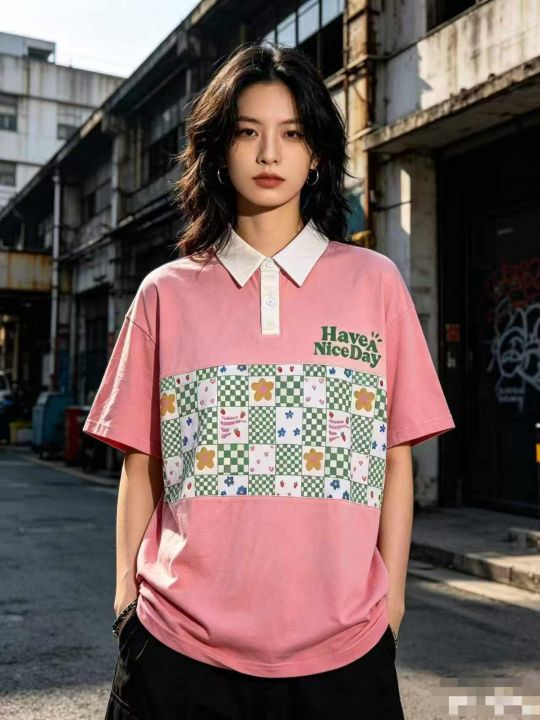 美式复古宽松小众纯棉