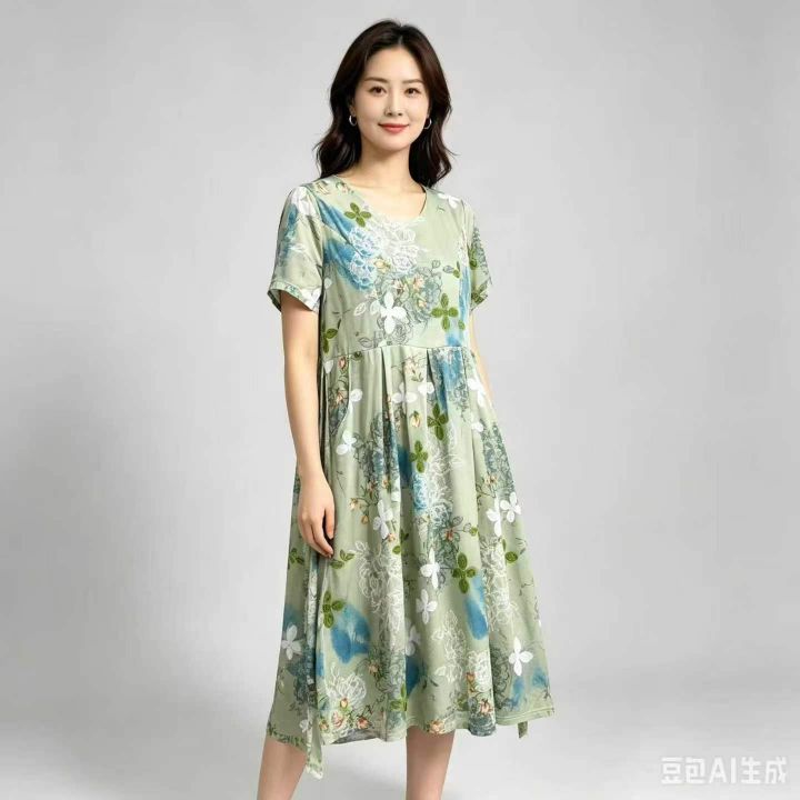 夏季宽松大码连衣裙气