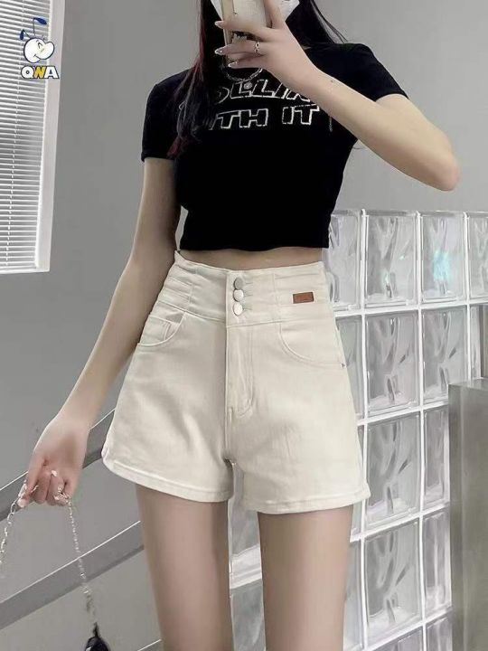 高腰女士时尚设计款弹
