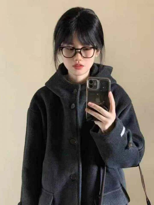 小众设计感大衣女秋冬