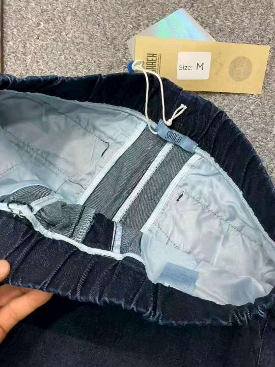 夏季新款男士洗水棉弹