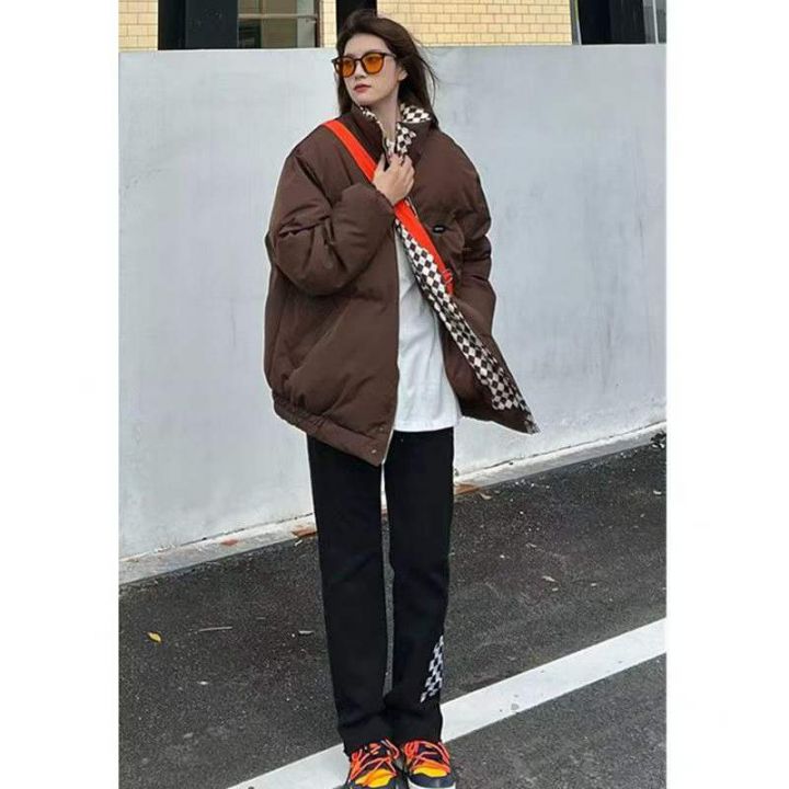 冬季新款网红复古洗水