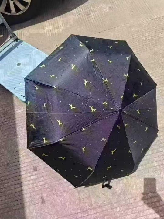 黑胶自动雨伞，300