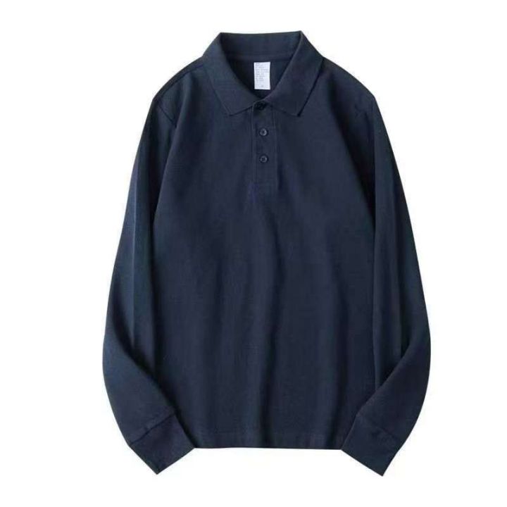 长袖POLO衫男士春