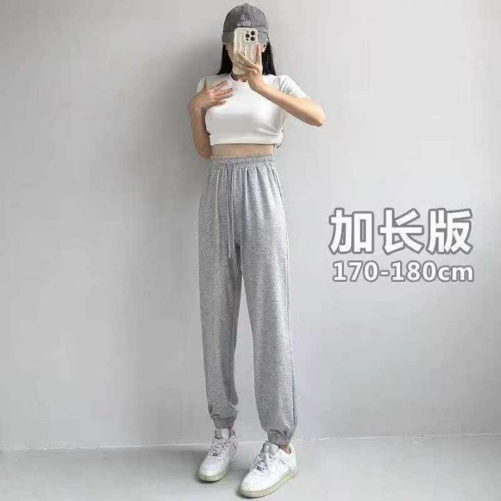 休闲运动裤女夏季薄款