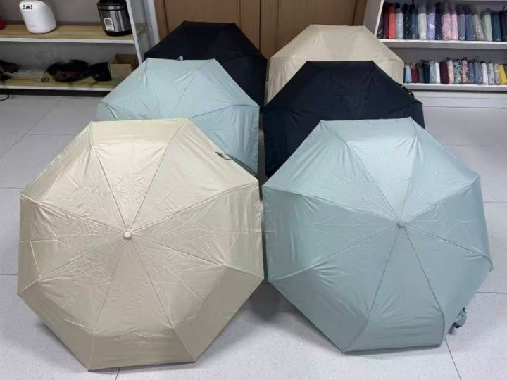 8K木柄手开防晒伞3