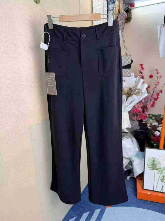 高品质女士弹力阔腿西