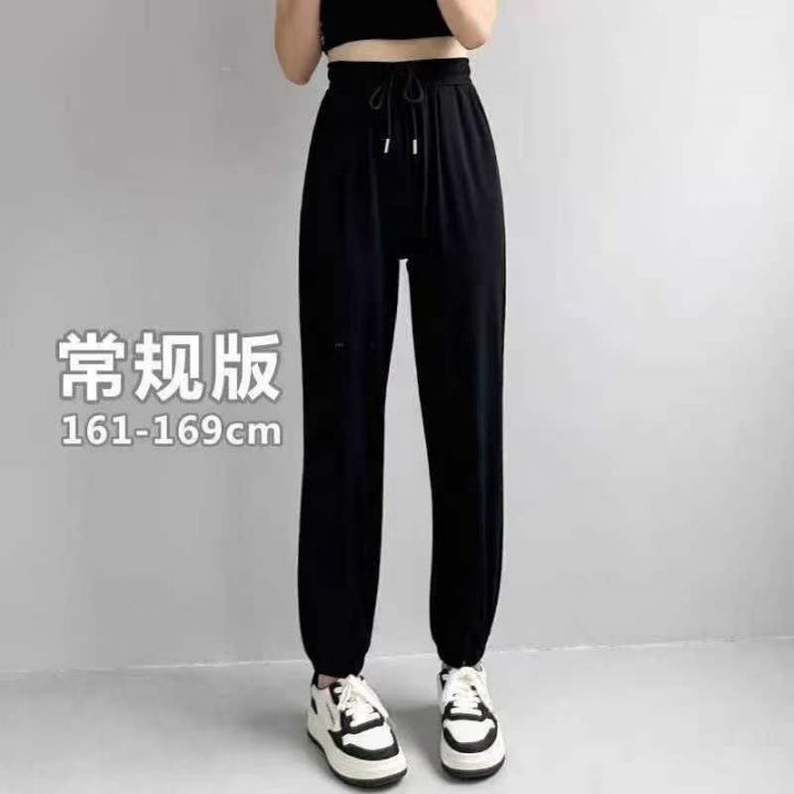 休闲运动裤女夏季薄款