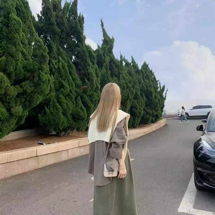 复古高腰牛仔半身长裙