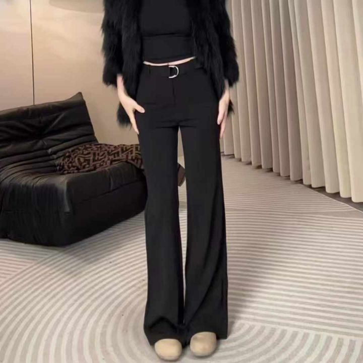 高品质女士弹力阔腿西