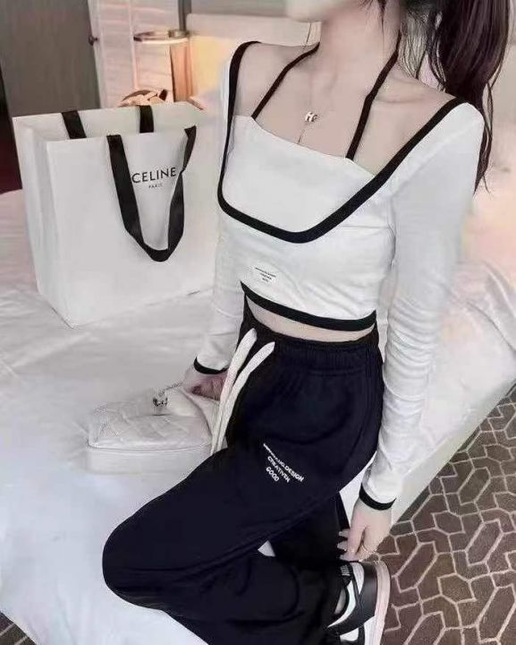 春秋新款网红辣妹纯欲