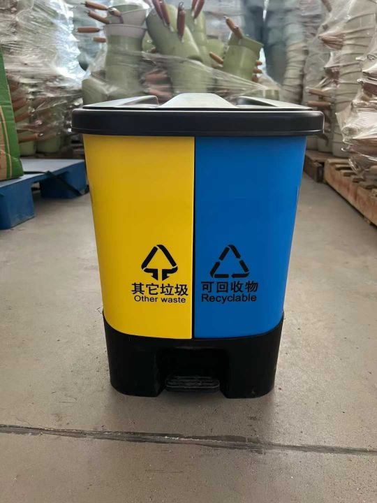 分类垃圾桶到货几百个