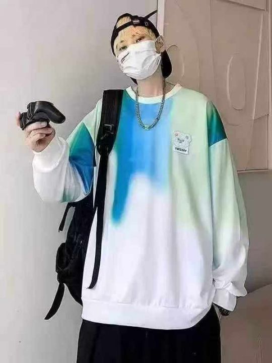 时尚潮流休闲渐变色小