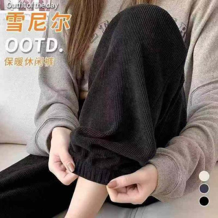 3️⃣新款灯芯绒女裤