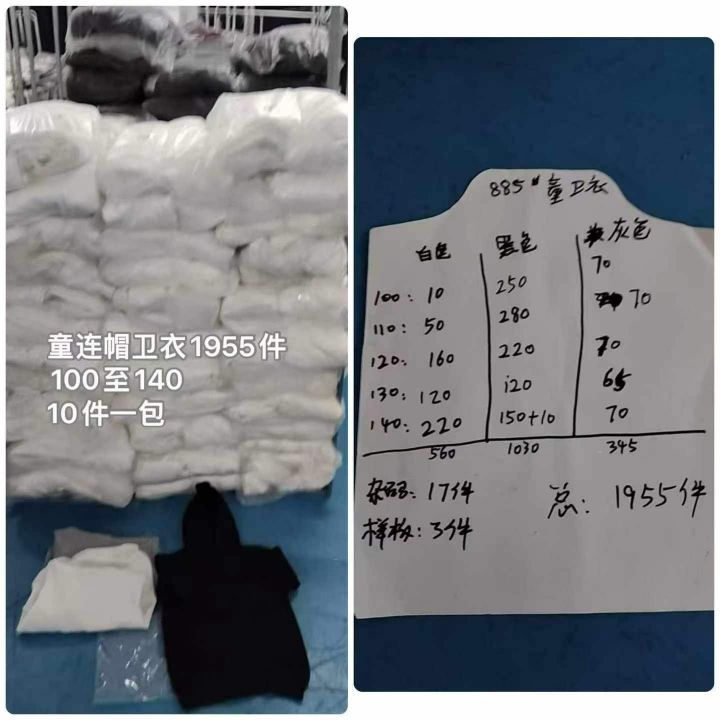 华棉童装连帽卫衣19