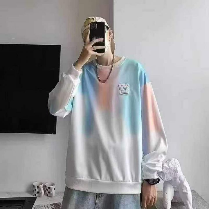 时尚潮流休闲渐变色小