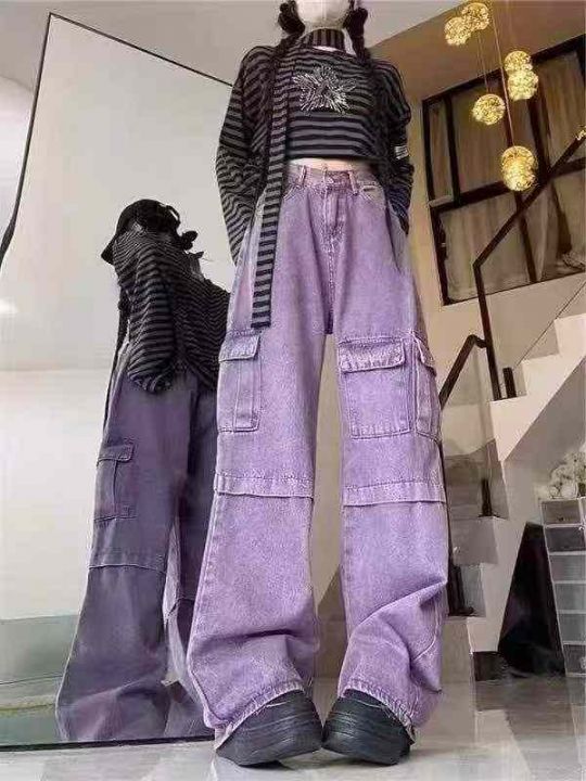 美式复古多口袋工装牛