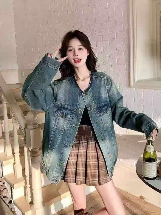 设计感小众牛仔外套女