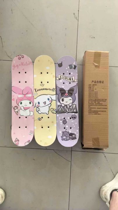 儿童卡通滑板车能做的