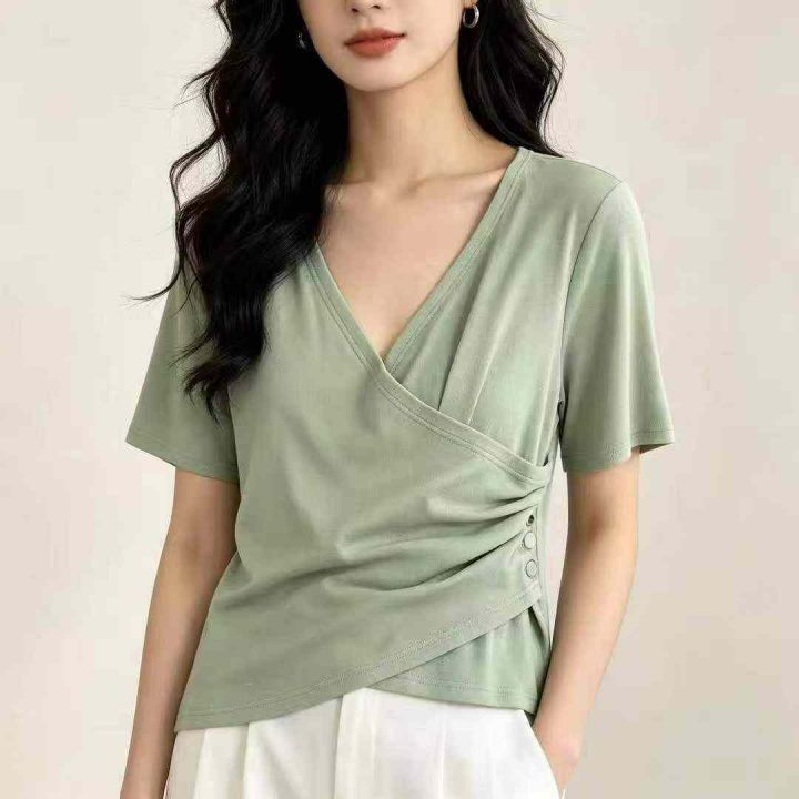 450件条纹棉辣妹T