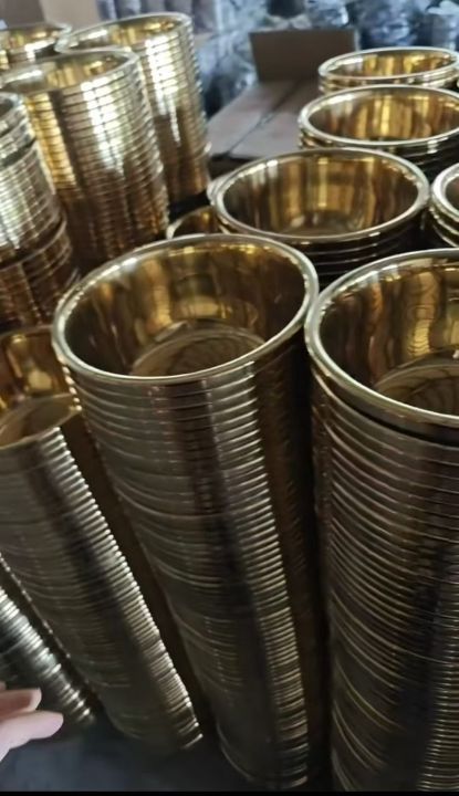 38cm金色调料缸，