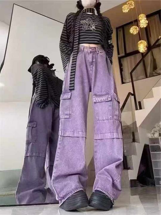 美式复古多口袋工装牛
