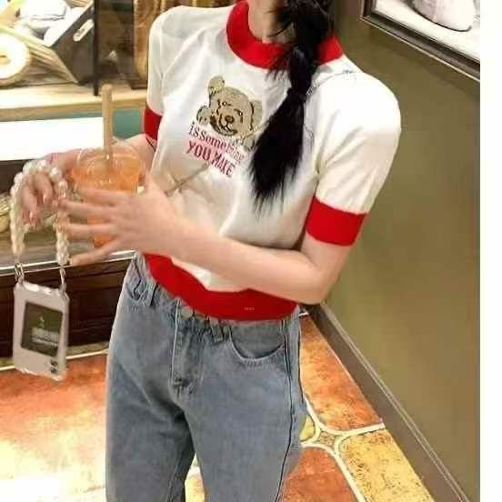 481件小熊刺绣针织