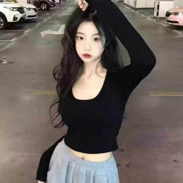 靓妹女装长袖T恤 独