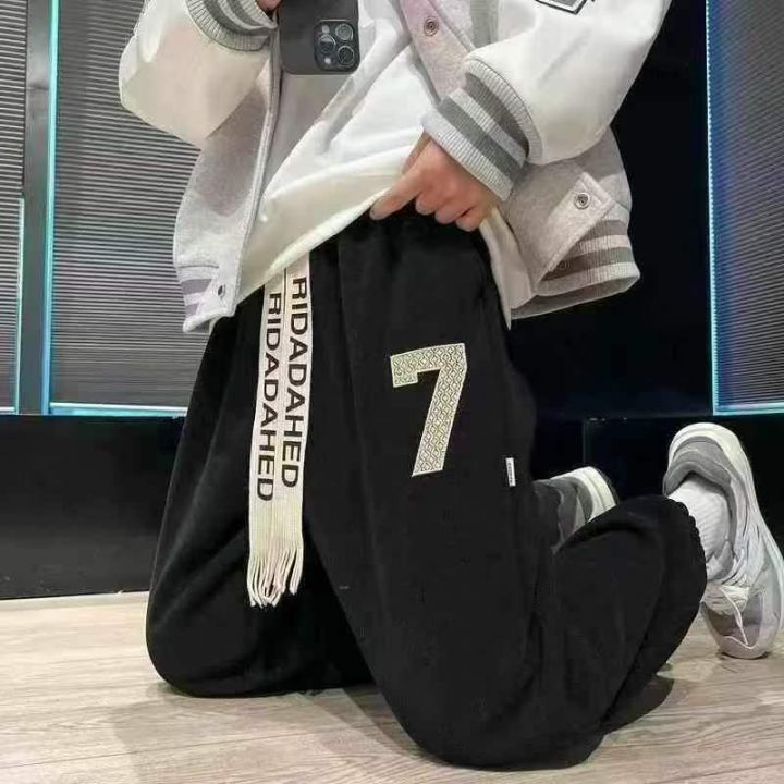 男士休闲长裤秋冬季宽