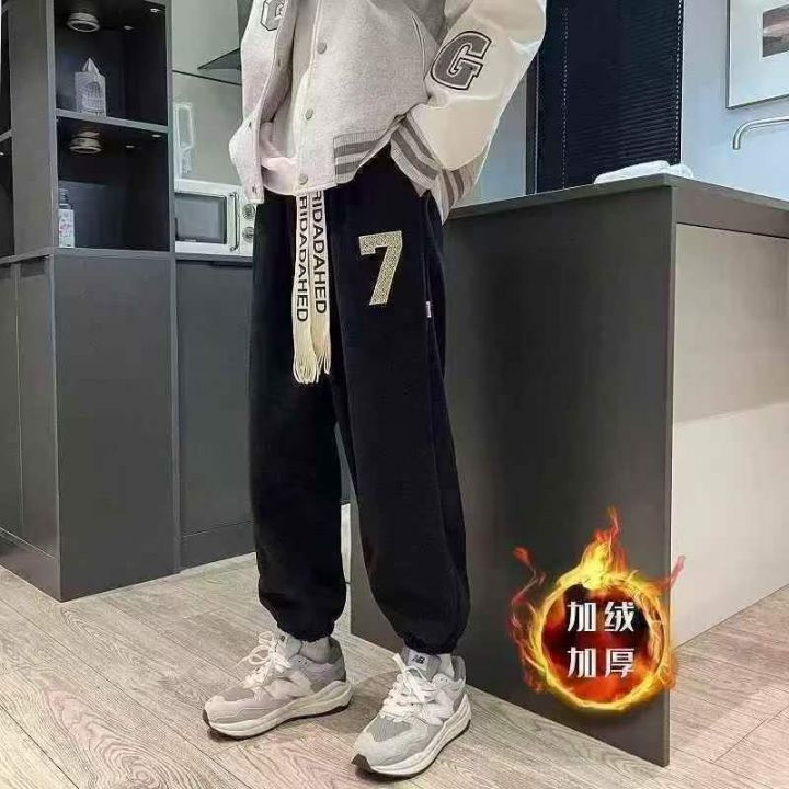 男士休闲长裤秋冬季宽