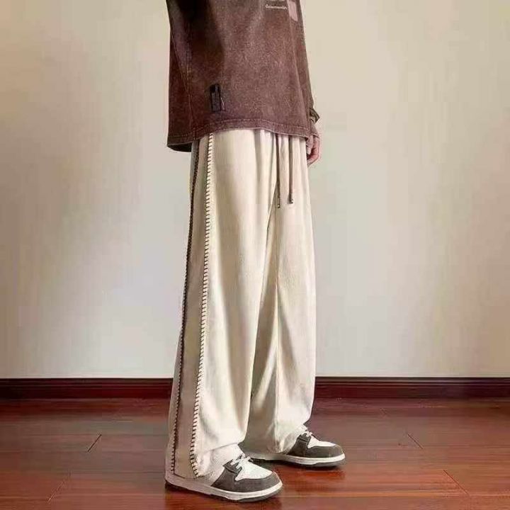国潮男生宽松阔腿vi