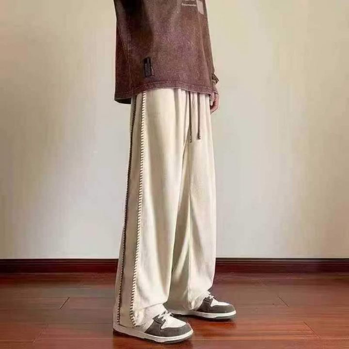 国潮男生宽松阔腿vi