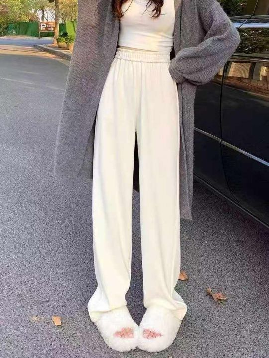 秋冬休闲高腰垂感加绒