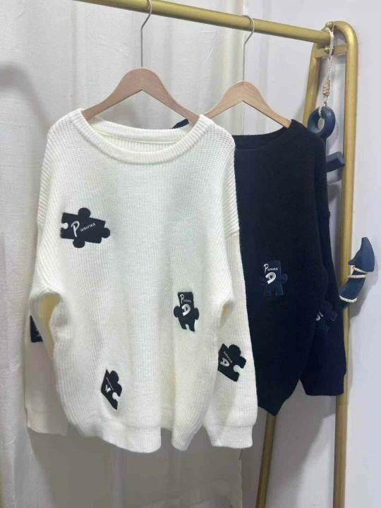 秋冬个性刺绣针织款男