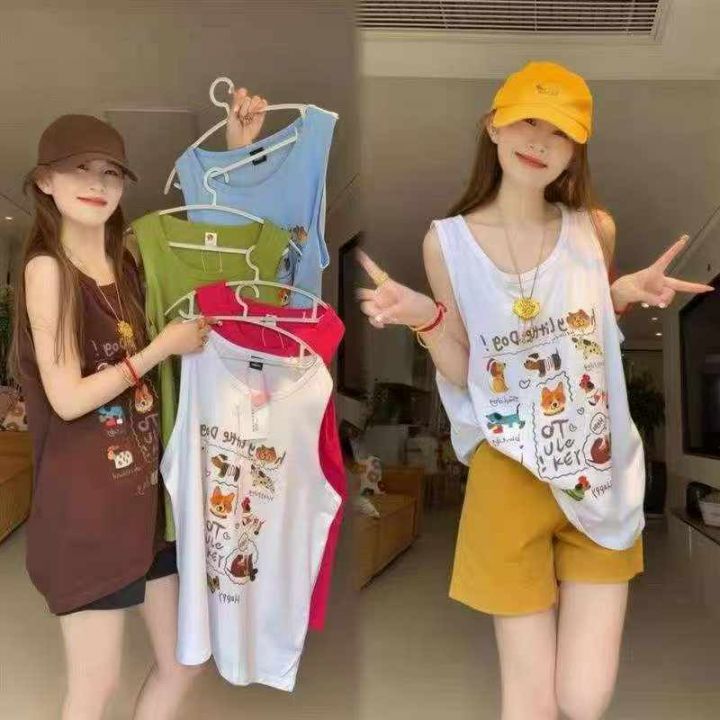 ☕️甜辣妹风背心女外