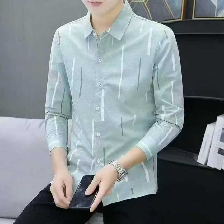 衬衫男长袖春秋季修身