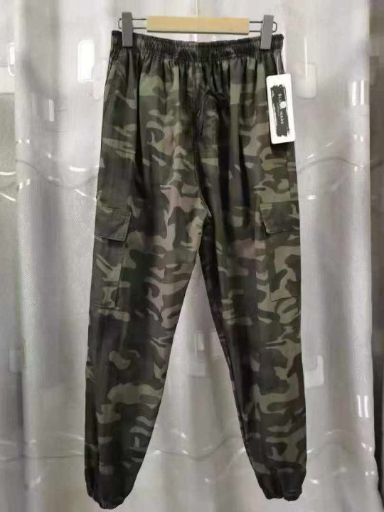 夏季迷彩薄款男裤子工