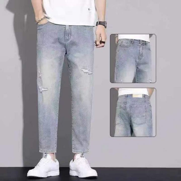 夏季男装牛仔裤新款潮