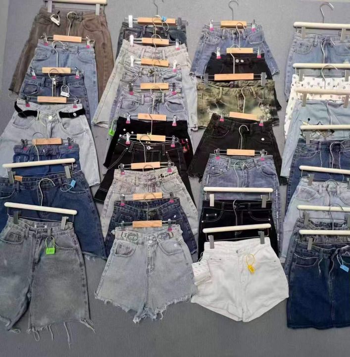 实体店精品杂款高腰牛