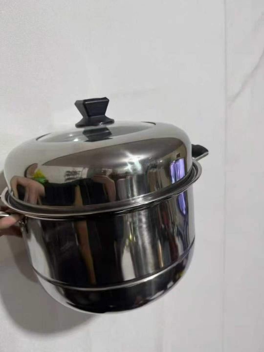 30无磁特厚双笓蒸锅
