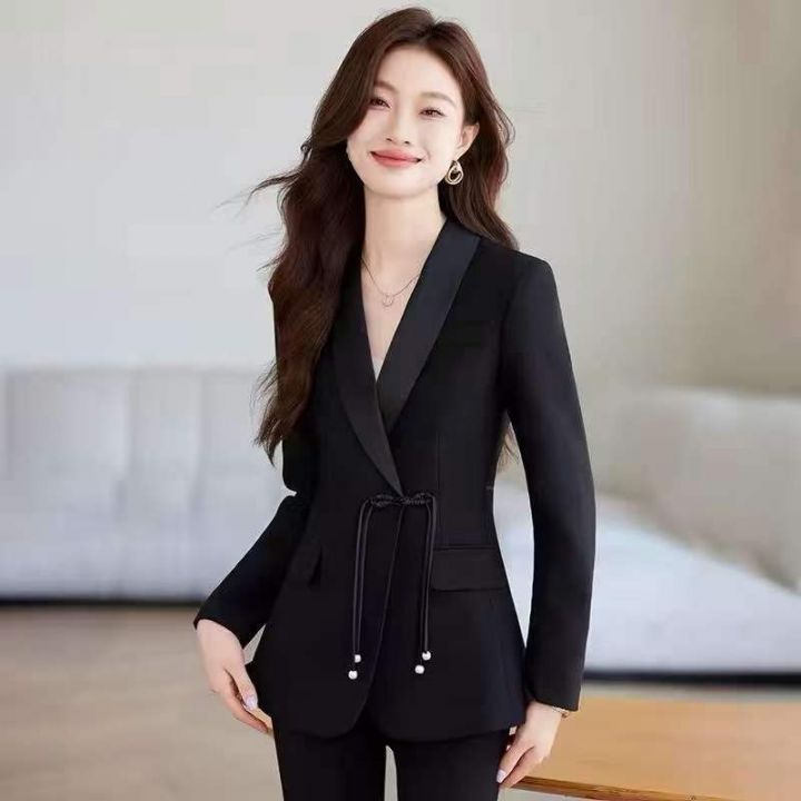 高品质女士长袖西装外